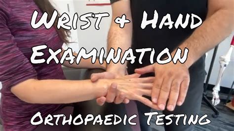 axial compression test wrist|wrist and hand exam video.